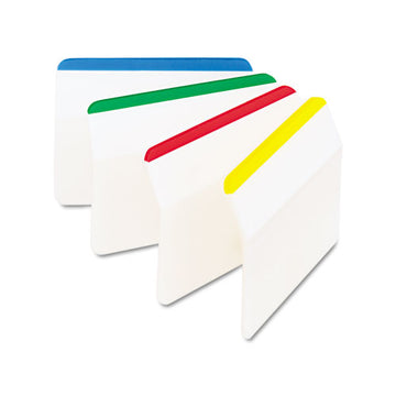 Post-it® Tabs 2" Angled Tabs, Lined, 1-5-cut Tabs, Assorted Primary Colors, 2" Wide, 24-pack freeshipping - TVN Wholesale